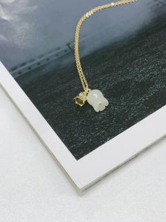 这款铃兰花和田玉项链太仙了吧~🌸
