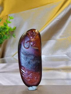 顶级新疆和田玉籽料红玉,美好到无可挑剔